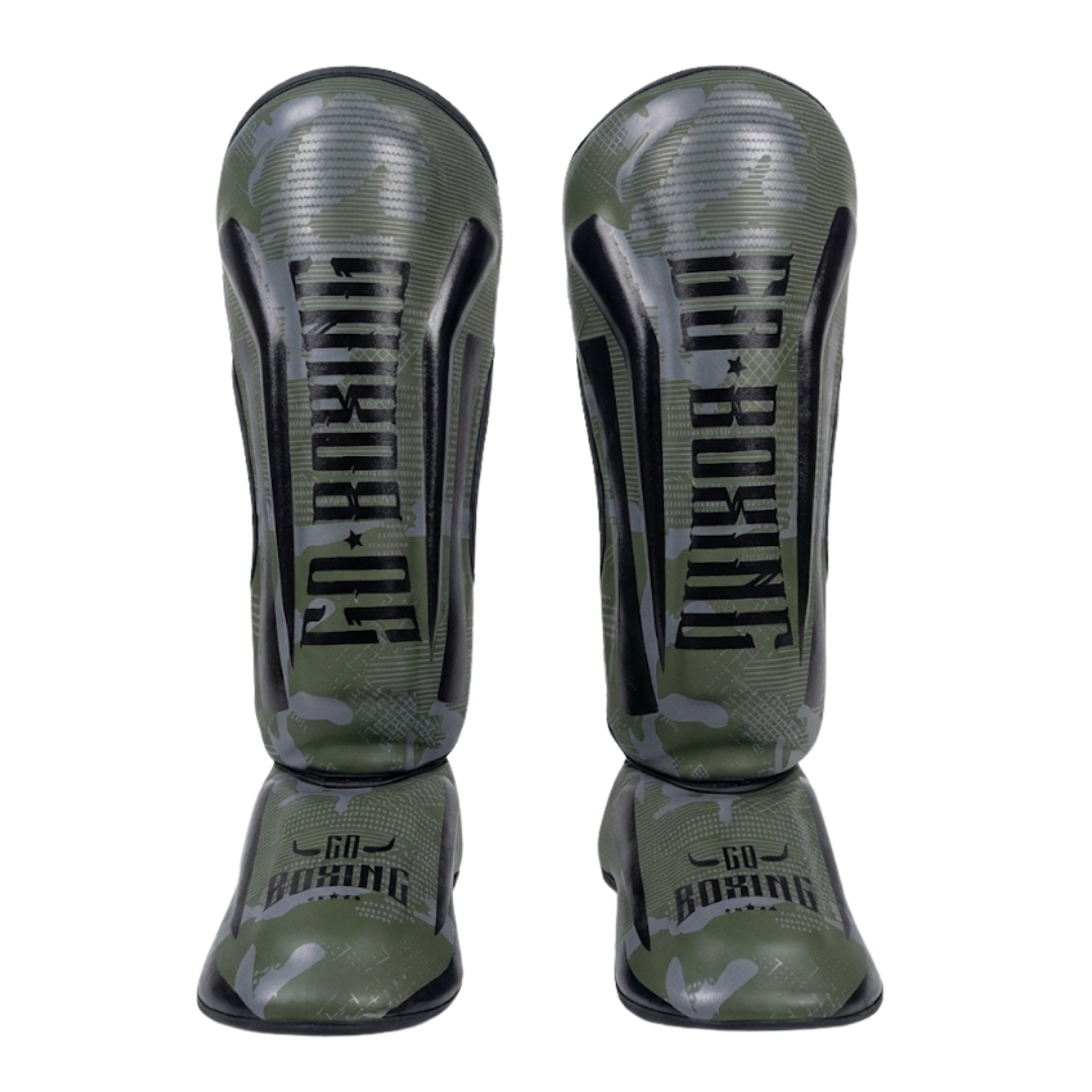 GoBoxing Štitnici za noge - zeleni