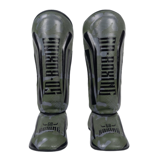 GoBoxing Štitnici za noge - zeleni
