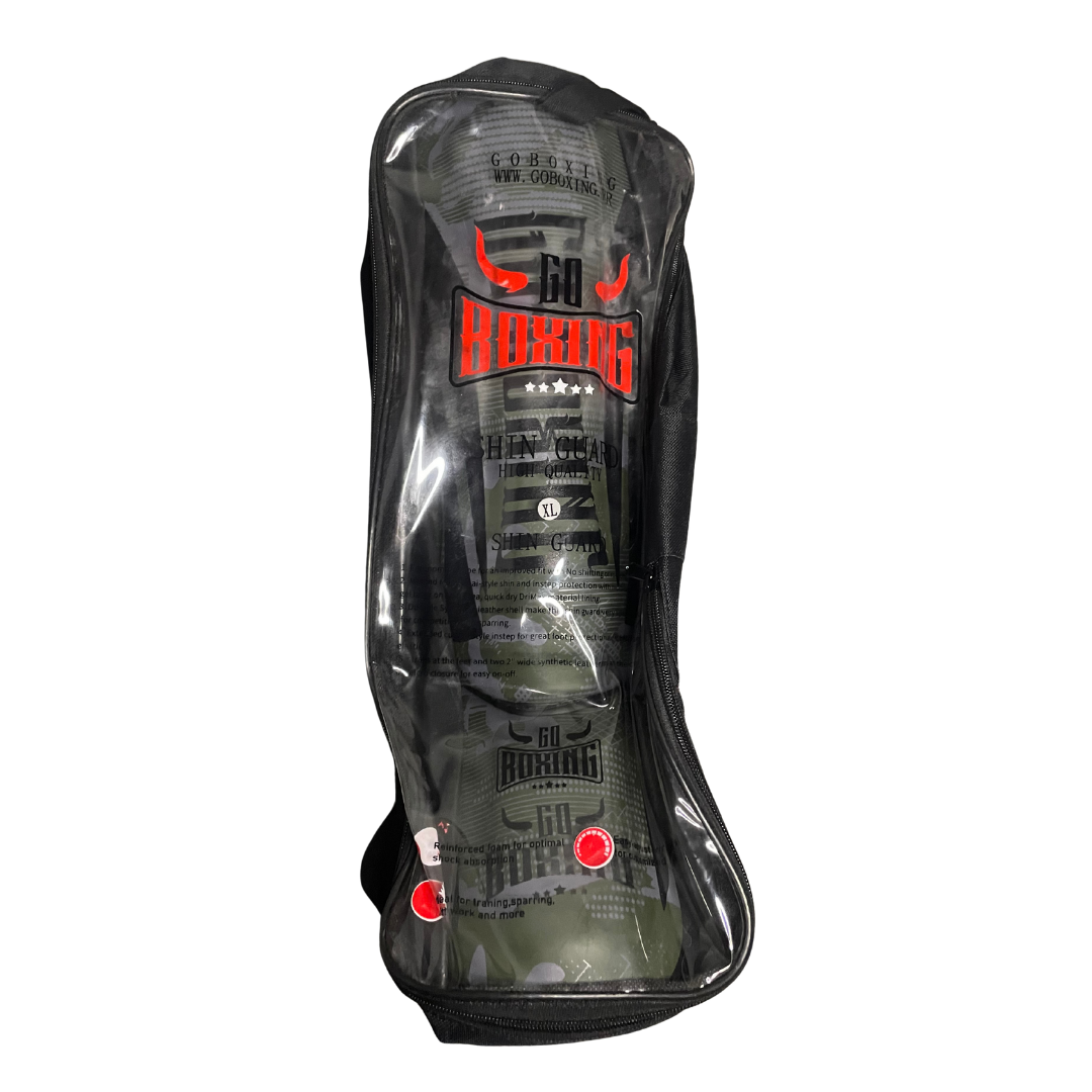 GoBoxing Štitnici za noge - zeleni
