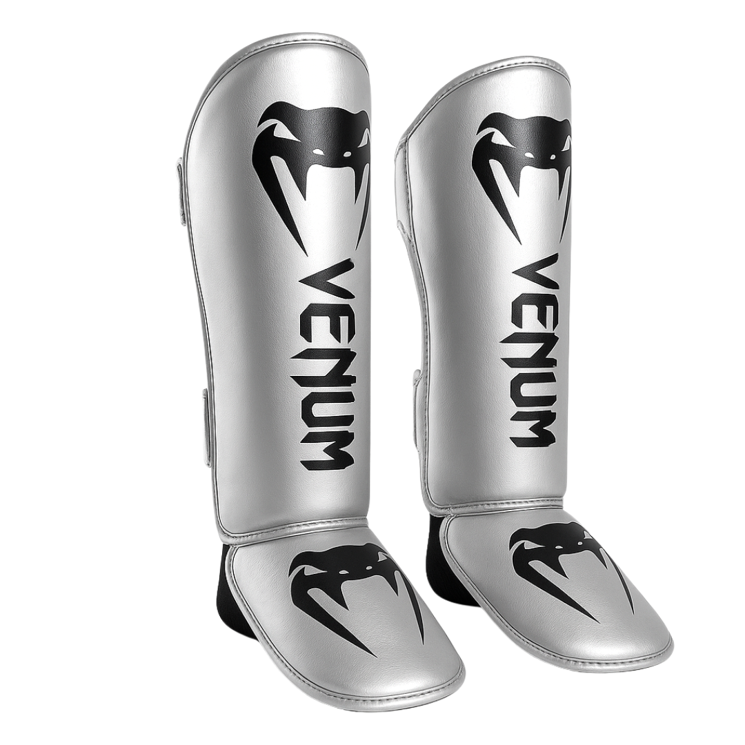 Venum štitnici za podkolenice - srebrni