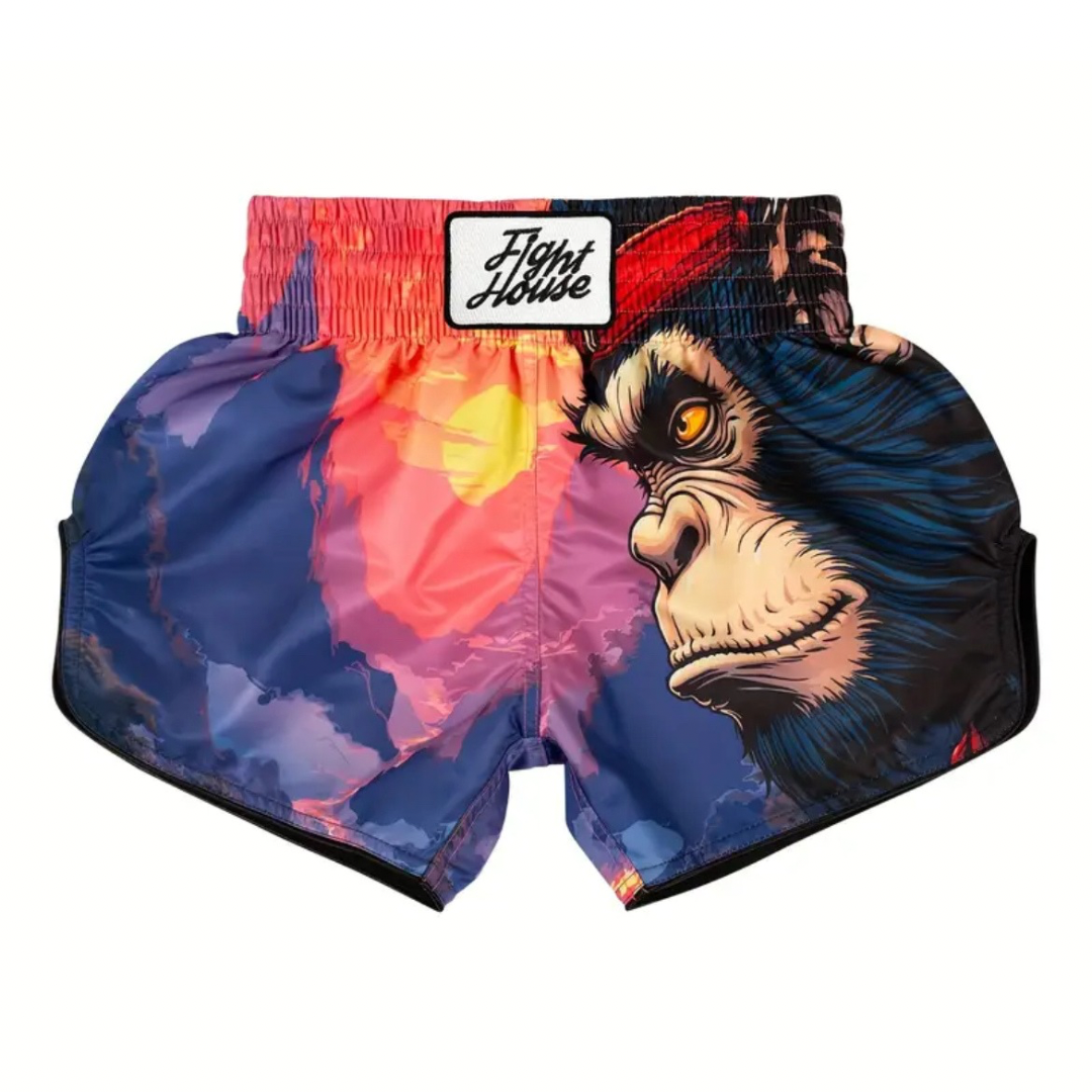 Muay Thai šorc - “wise master ape”