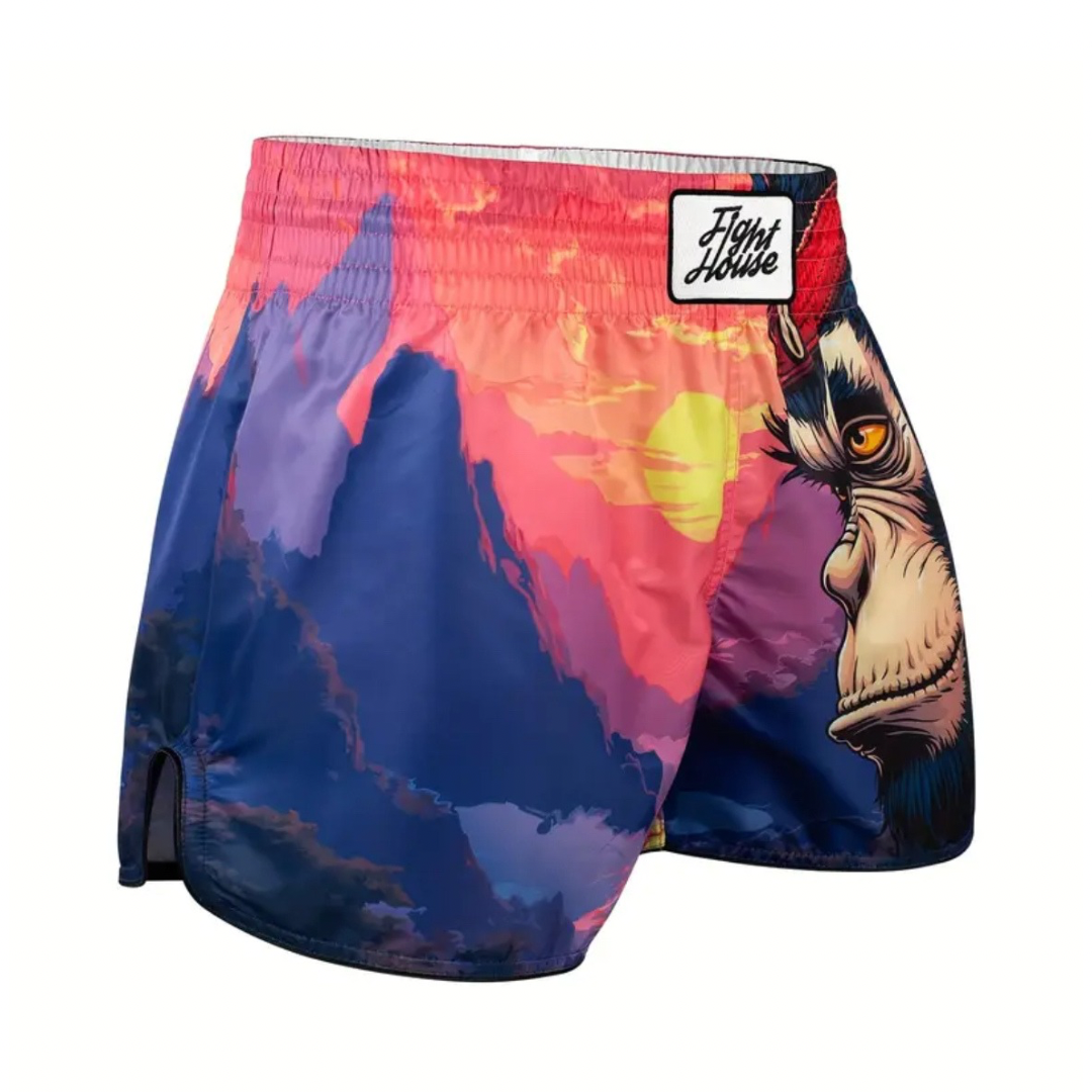 Muay Thai šorc - “wise master ape”